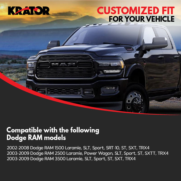 Krator Tailgate Assist for Dodge RAM 1500, 2500, 3500 2002-2009