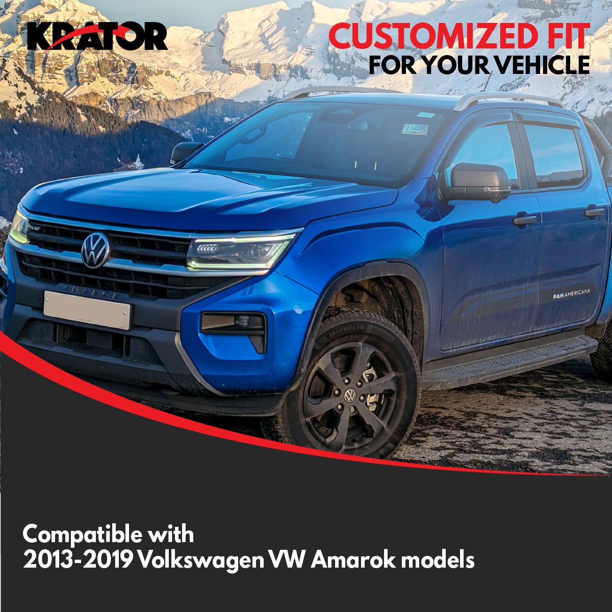 Krator Tailgate Assist, Truck Accessories, Volkswagen VW Amarok 2013-2019