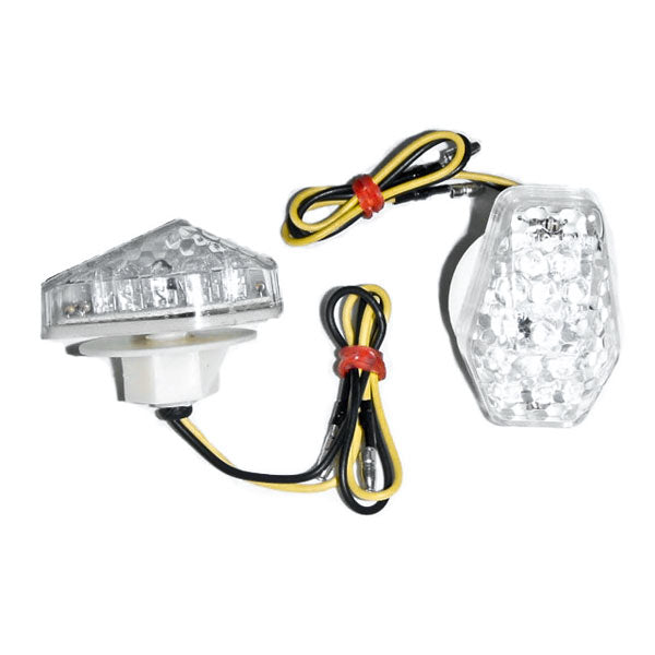 Suzuki LED Clear Flushmount Turn Signals Indicators Blinkers Lights (2000-2008)