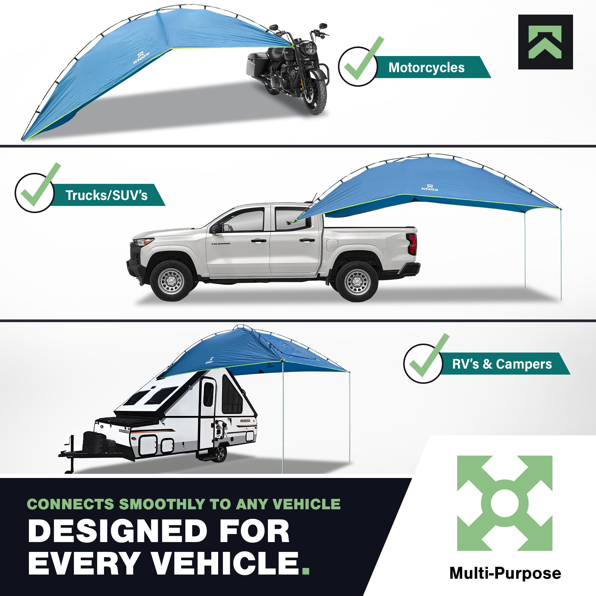 KNOX Universal Canopy Tent for Camping