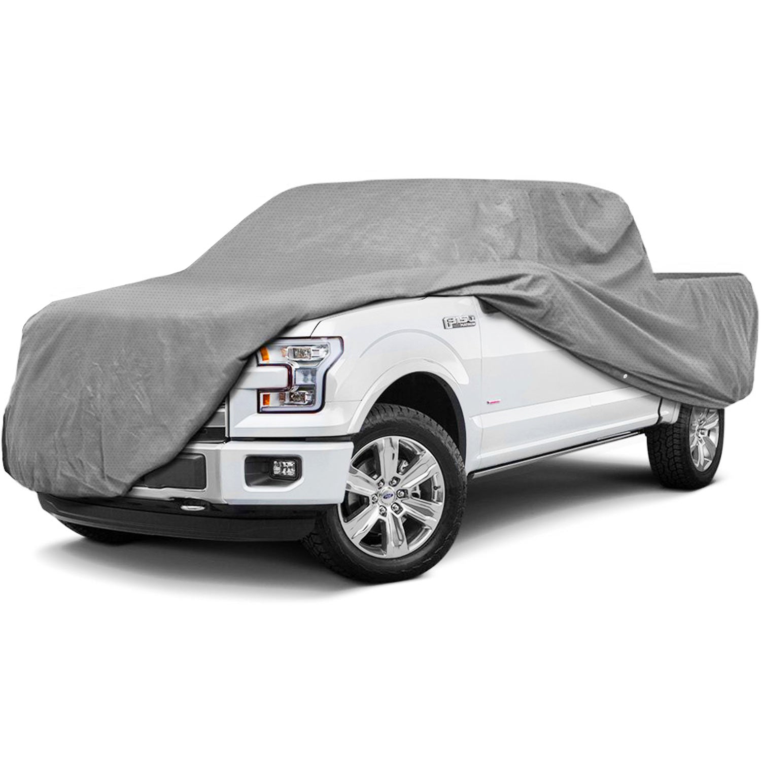 Pickup Truck Cover Fits Standard Cab, Short Bed up to 18' 1" L (217"x70"x60")