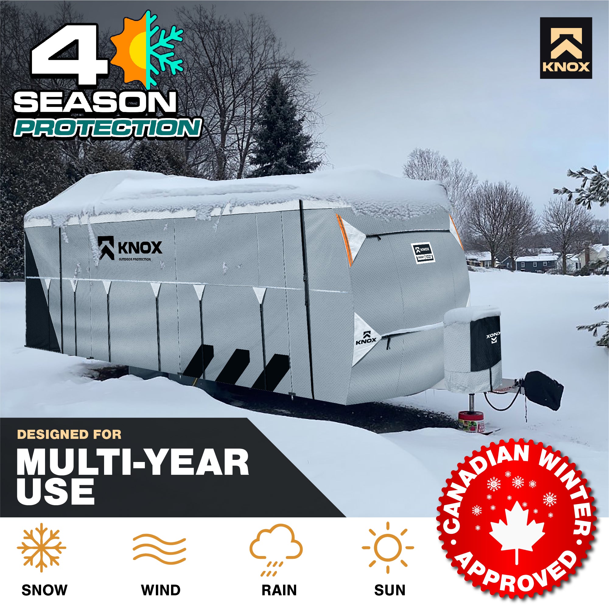 KNOX 2nd Gen Travel Trailer Cover