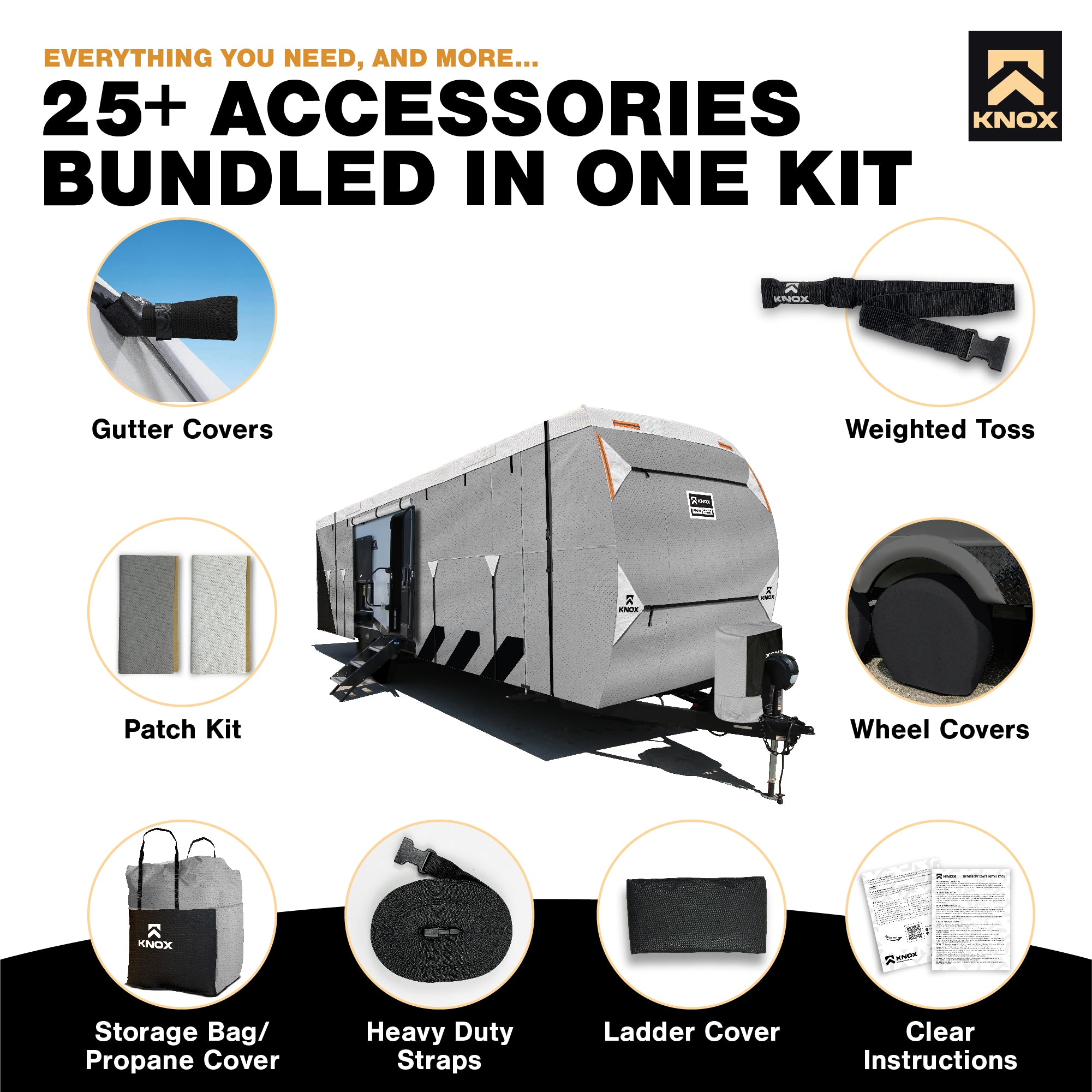 KNOX 2nd Gen Travel Trailer Cover
