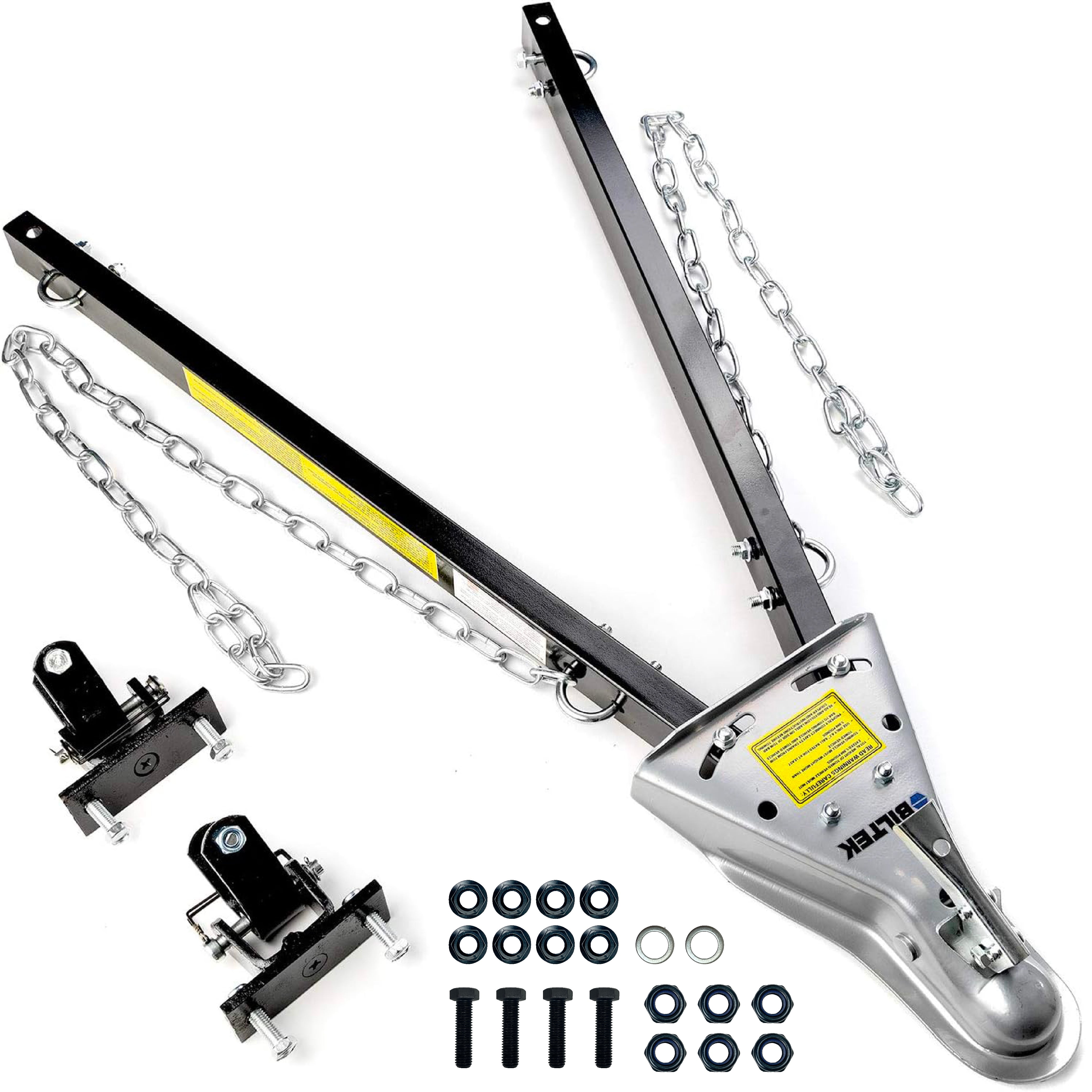 Biltek Adjustable Tow Bar for Trailers - 5000 lbs Towing Capacity- Fits 2"Ball