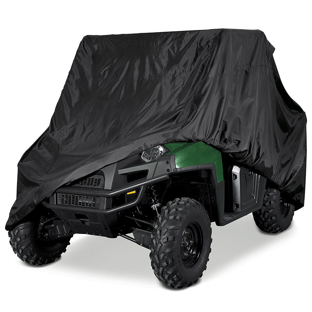 Deluxe Black UTV Cover Fits Up To 120"L W/ Roll Cage - Water and Sun Resistant