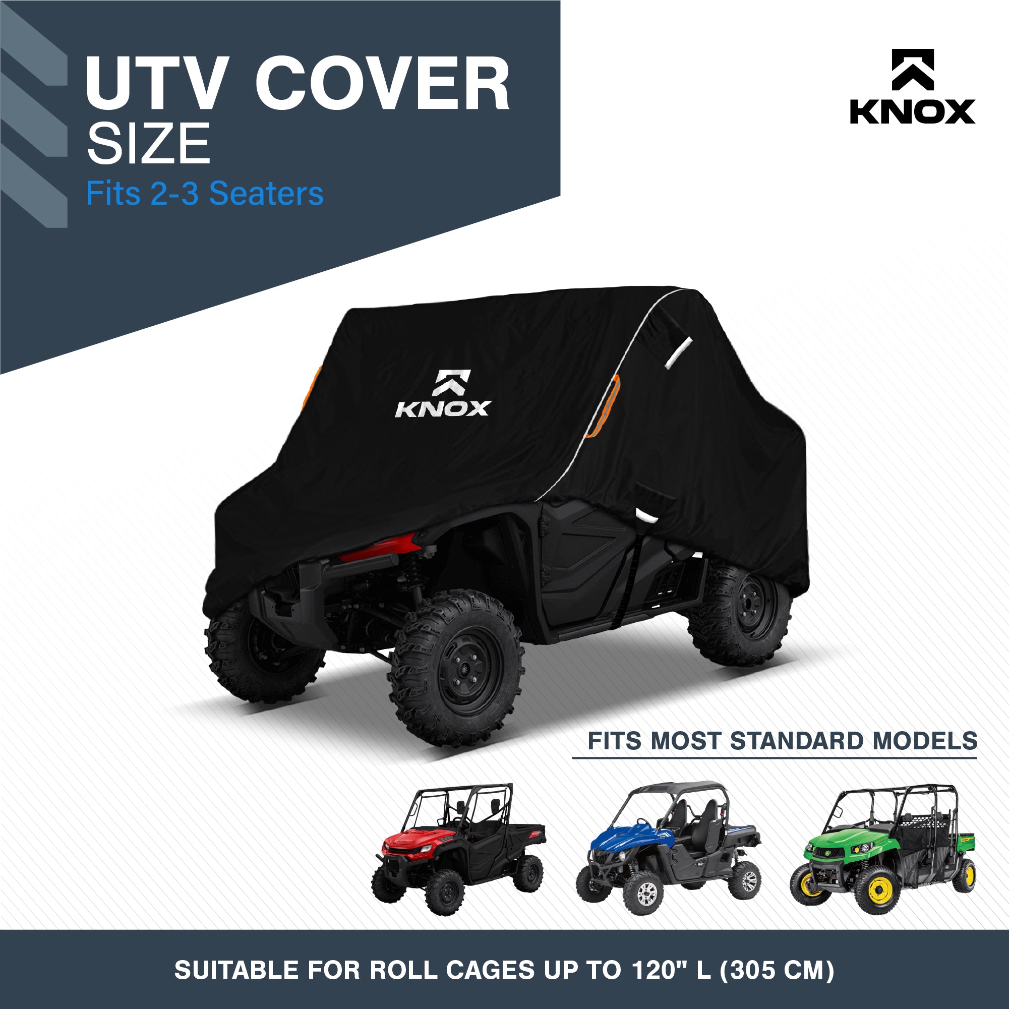 KNOX UTV Cover 2–3 Seater 600D