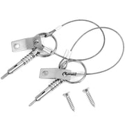Quick Release Pin for Bimini Top Boats 0.25" Diameter w/Drop Cam & Spring 2-Pack