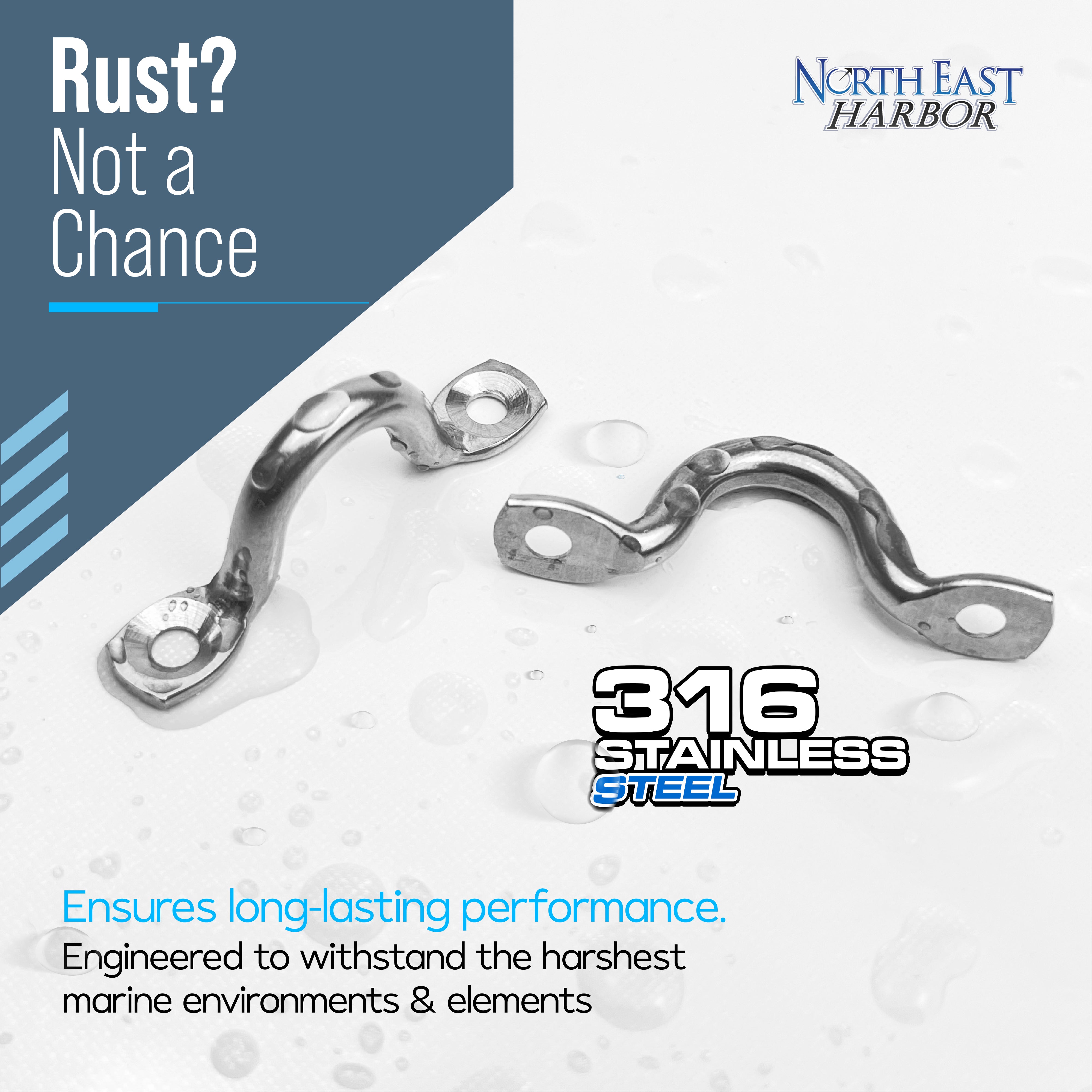 KNOX Pad Eye Loops for Bimini Tops