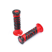 Universal ATVs & PWC Rubber Comfort Hand Grips (7/8") - Red