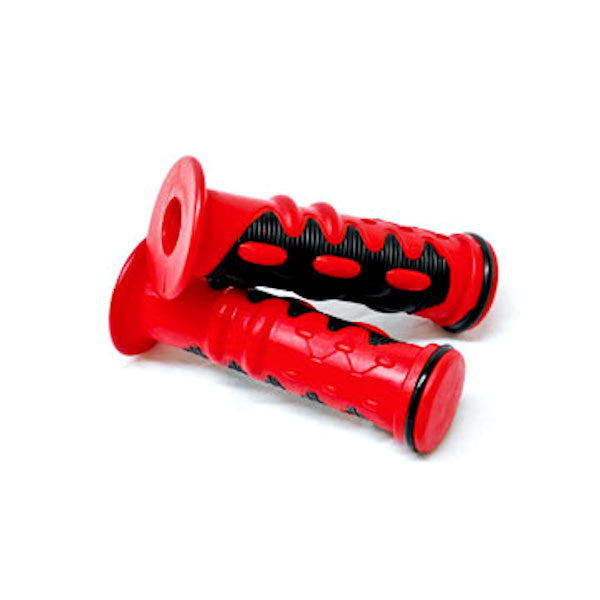 Universal ATVs & PWC Rubber Comfort Hand Grips (7/8") - Red