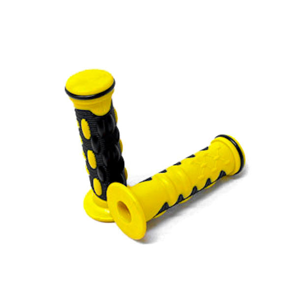 Universal ATVs & PWC Rubber Comfort Hand Grips (7/8") - Yellow