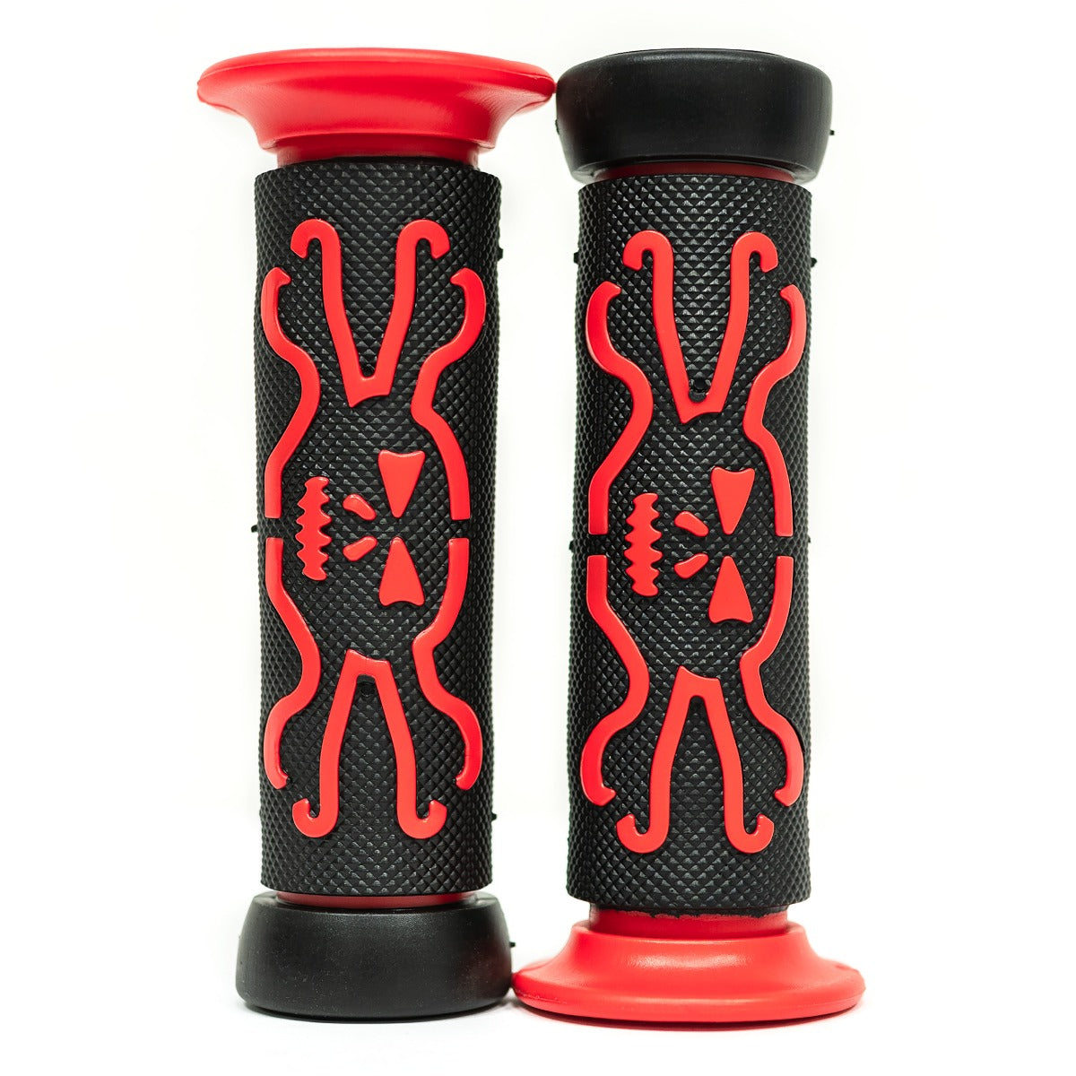 Universal ATVs & PWC Rubber Comfort Hand Grips (7/8") - Red