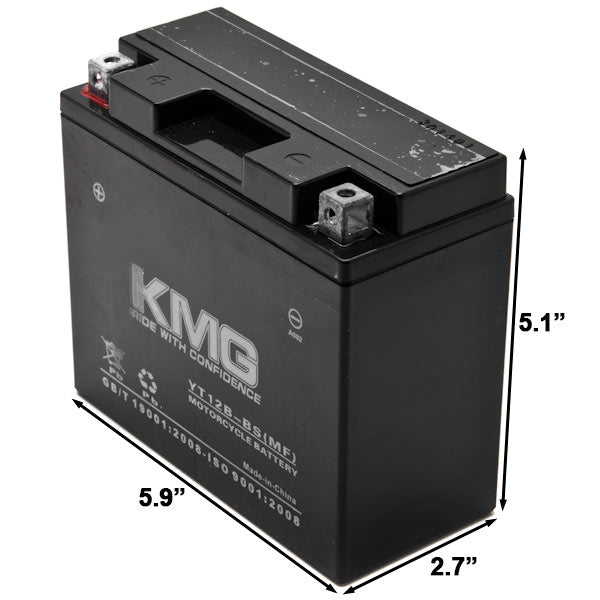YT12B-BS Sealed Maintenance Free Battery 12V SMF Powersport Motorcycles Scooters ATVs