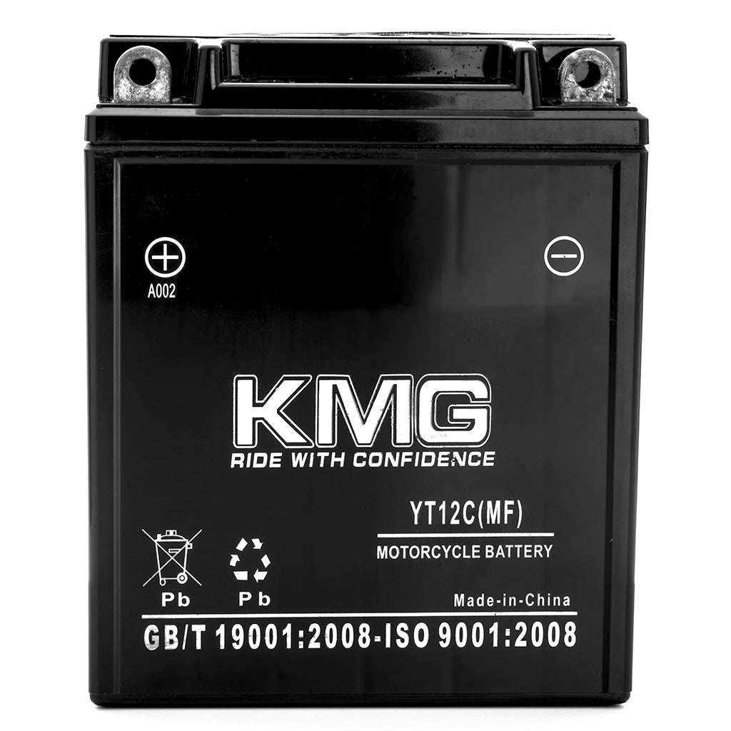 YT12C Sealed Maintenance Free Battery 12V Powersport Motorcycle Scooter ATV