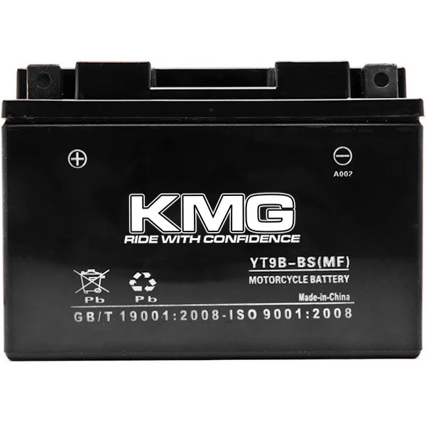 YT9B-BS Sealed Maintenance Free Battery 12V Powersport Motorcycle Scooter ATV