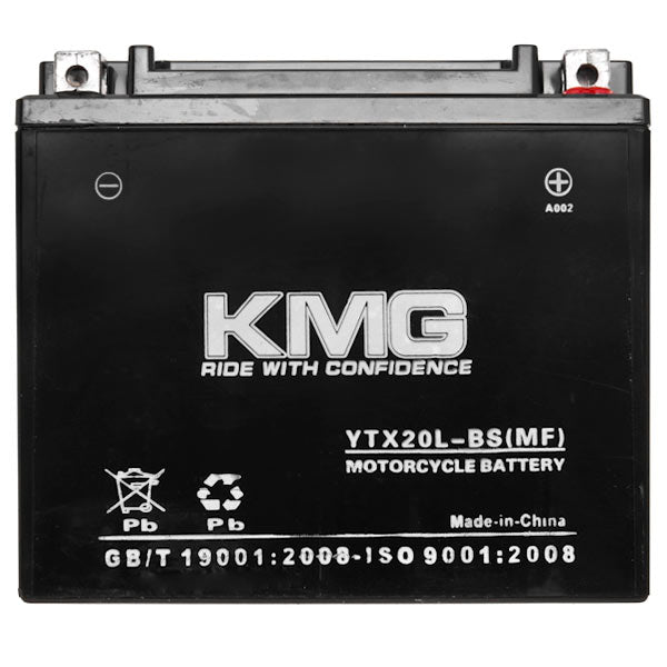 YTX20L-BS Sealed Maintenance Free Battery 12V SMF Powersport Motorcycles Scooters ATVs