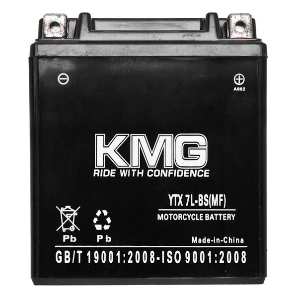 YTX7L-BS Sealed Maintenance Free Battery 12V SMF Powersport Motorcycles Scooters ATVs