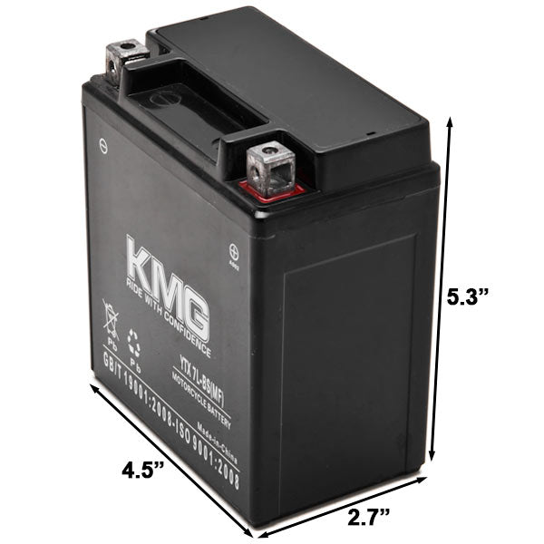 YTX7L-BS Sealed Maintenance Free Battery 12V SMF Powersport Motorcycles Scooters ATVs