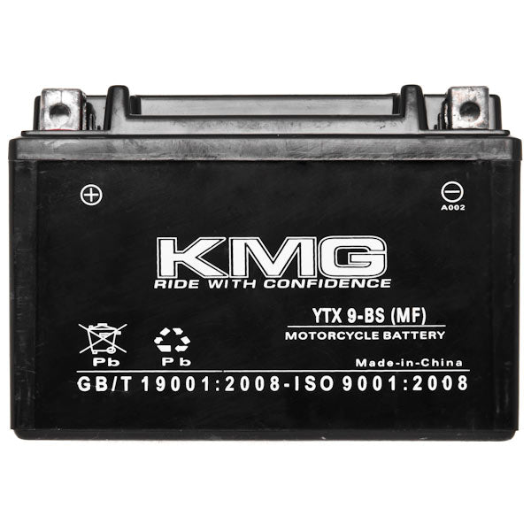 YTX9-BS Sealed Maintenance Free Battery 12V SMF Powersport Motorcycles Scooters ATVs