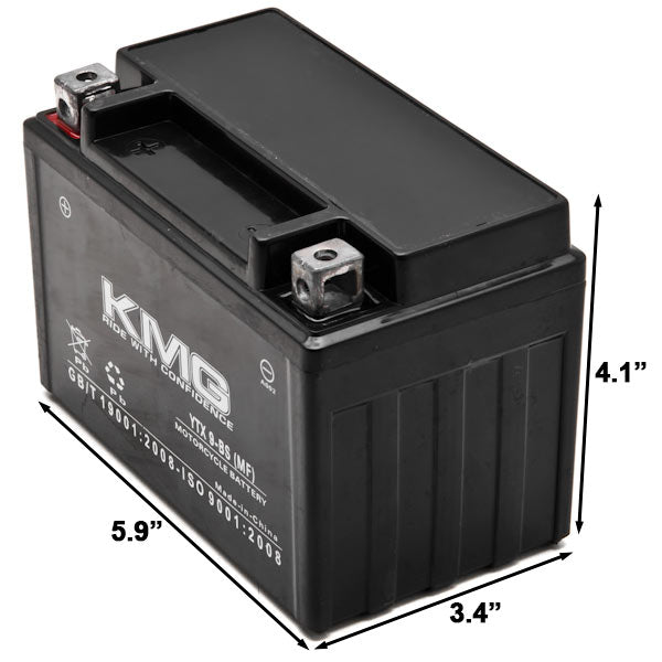 YTX9-BS Sealed Maintenance Free Battery 12V SMF Powersport Motorcycles Scooters ATVs