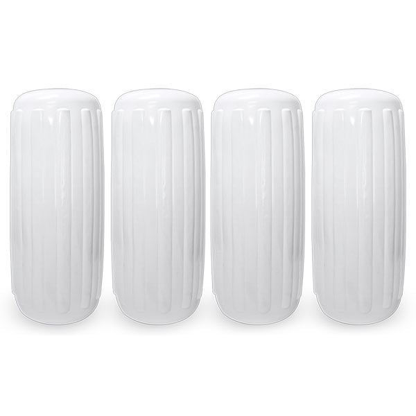 North East Harbor Inflatable Ribbed Boat Fender, 4pcs
