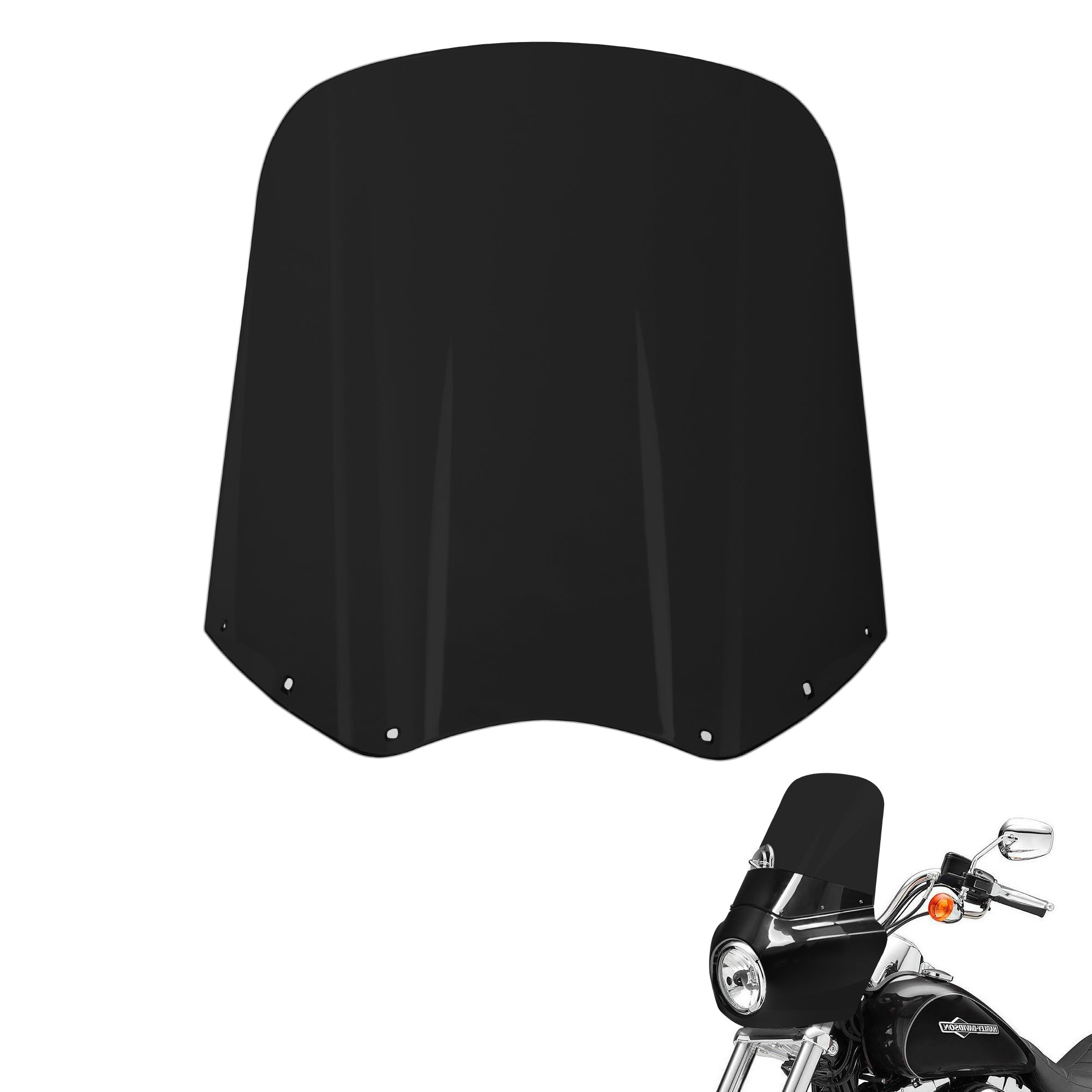 Krator 15" Replacement Motorcycle Windshield