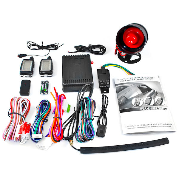 2 Way Car & Truck Security Alarm with Remote Engine Start