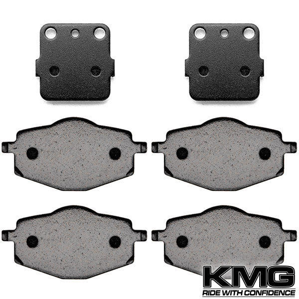 1987 Yamaha YFM 350 XT Front + Rear Non-Metallic Organic NAO Brake Pads