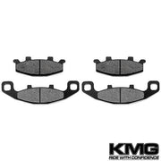 1987-1990 Kawasaki ZX750 Ninja Front Non-Metallic Organic NAO Disc Brake Pads Set