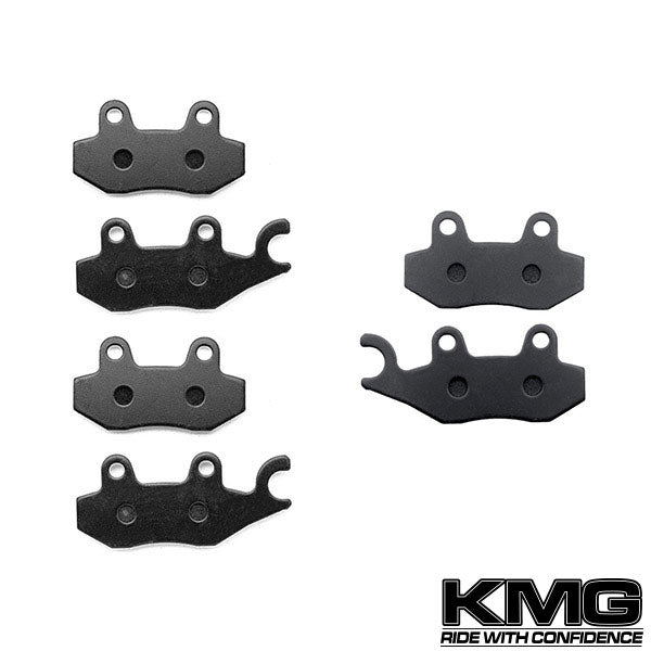 2011 CAN AM Commander 800 R Front + Rear Non-Metallic Organic NAO Brake Pads Set