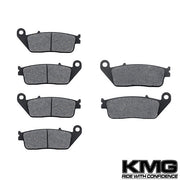 1990-1991 Honda CBR 1000 F Front + Rear Non-Metallic Organic NAO Brake Pads Set
