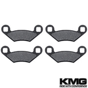 2008-2011 Polaris 400 Sportsman HO 4X4 Rear Non-Metallic Organic NAO Disc Brake Pads Set
