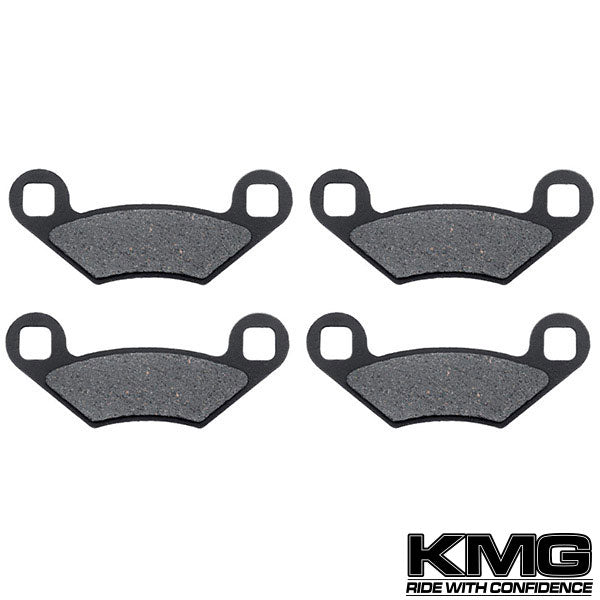 2008-2011 Polaris 400 Sportsman HO 4X4 Rear Non-Metallic Organic NAO Disc Brake Pads Set