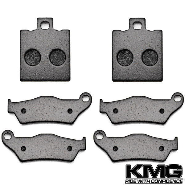 2005-2006 Ducati Multistrada 620 Front + Rear Non-Metallic Organic NAO Brake Pads