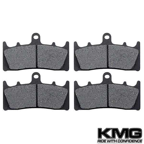 2005-2008 Kawasaki ZZR600 Front Non-Metallic Organic NAO Disc Brake Pads Set