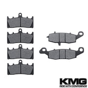 2004 Suzuki VZ 1600 Marauder Front + Rear Non-Metallic Organic NAO Brake Pads Set
