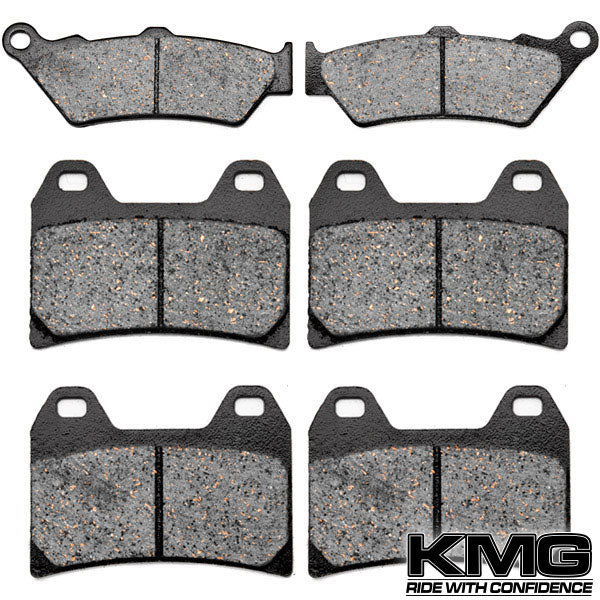 1999-2001 Moto Guzzi California Jackel 1100 Front + Rear Non-Metallic Organic NAO Brake Pads