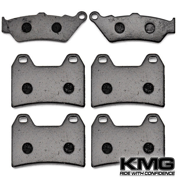 1999-2001 Moto Guzzi California Jackel 1100 Front + Rear Non-Metallic Organic NAO Brake Pads