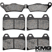 2006-2010 BMW F 800 S/ST Front + Rear Non-Metallic Organic NAO Brake Pads