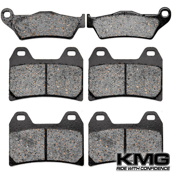 2006-2010 BMW F 800 S/ST Front + Rear Non-Metallic Organic NAO Brake Pads