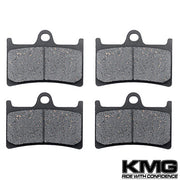 2008-2011 Yamaha XV 1700 Road Star Silverado S Front Non-Metallic Organic NAO Disc Brake Pads Set
