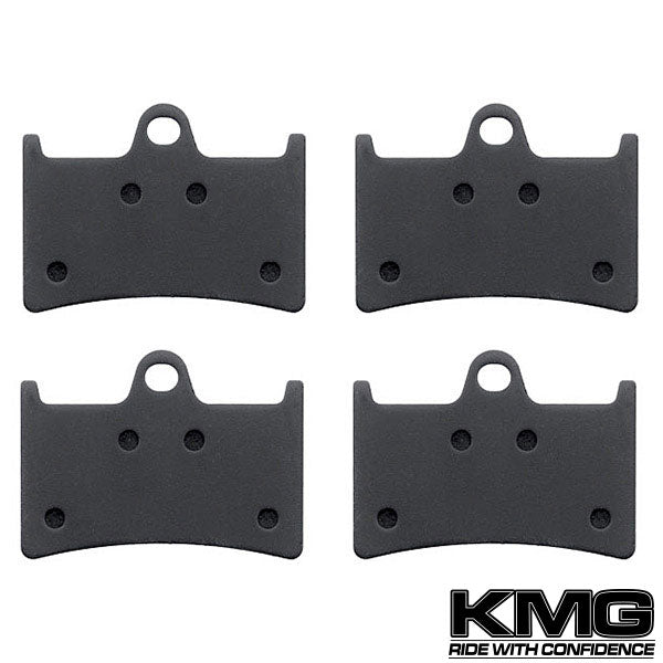 2008-2011 Yamaha XV 1700 Road Star Silverado S Front Non-Metallic Organic NAO Disc Brake Pads Set