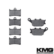 2006-2009 Yamaha YZF R6S (298mm rotor) Front + Rear Non-Metallic Organic NAO Brake Pads Set