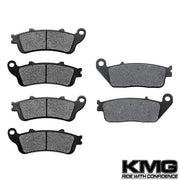2008-2011 Victory Vision Tour Front + Rear Non-Metallic Organic NAO Brake Pads Set