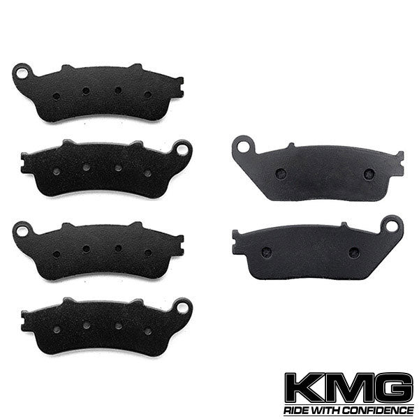 2008-2011 Victory Vision Tour Front + Rear Non-Metallic Organic NAO Brake Pads Set