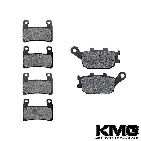 2001-2006 Honda CBR 600 F4i Sport Front + Rear Non-Metallic Organic NAO Brake Pads Set
