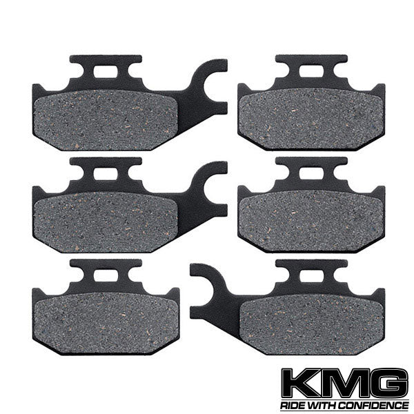 2009-2011 CAN AM Outlander Max 800 R EFI Front + Rear Non-Metallic Organic Brake Pads
