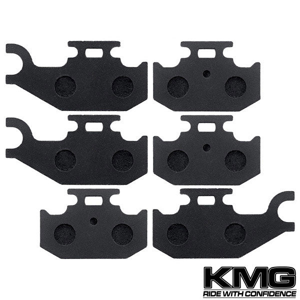 2009-2011 CAN AM Outlander Max 800 R EFI Front + Rear Non-Metallic Organic Brake Pads