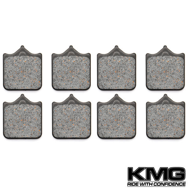 Brembo Goldline (wire clip pad retention) (P4 34 B) Front Non-Metallic Organic NAO Disc Brake Pads