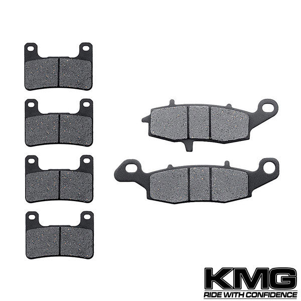 2006-2011 Suzuki VZR 1800 Boulevard M109R M109 Front + Rear Non-Metallic Organic NAO Brake Pads Set